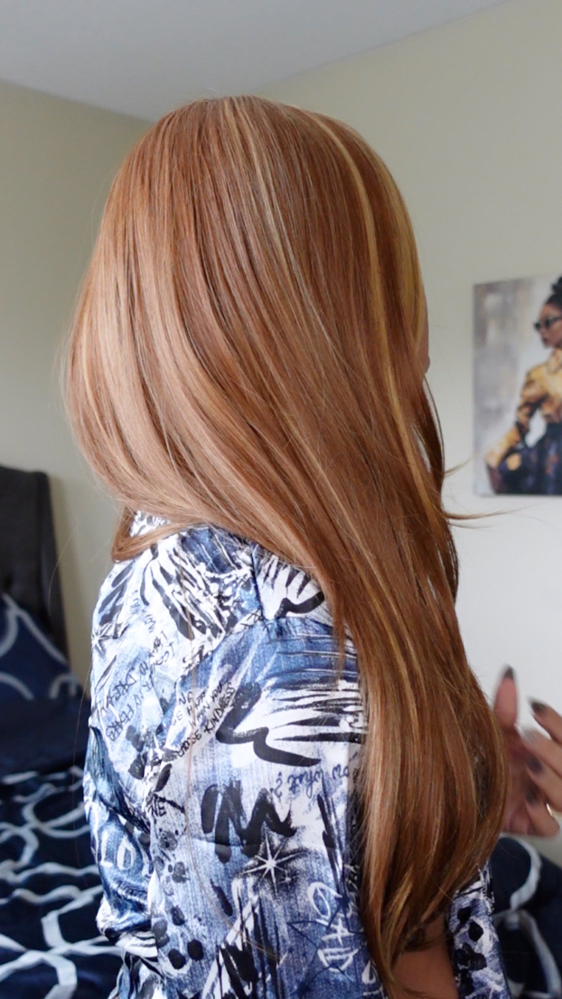CARAMEL WIG CABELLO 100% NATURAL