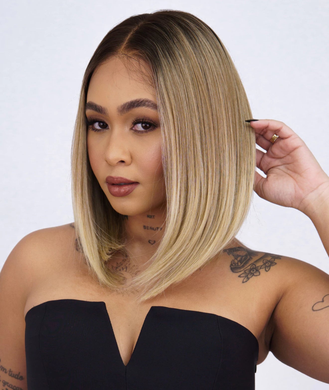 NAI WIG (Blonde) CABELLO 100% NATURAL