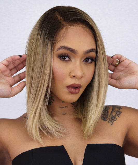 NAI WIG (Blonde) CABELLO 100% NATURAL
